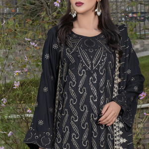 Collection de robes Shalwar Kameez pour femmes, grande taille, imprimé floral, broderie, nouvelles arrivées, vêtements traditionnels - Product Image 3