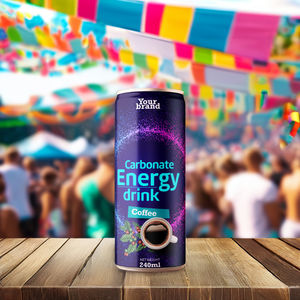 Bebida Energética Sin Azúcar de Marca Privada con Ginseng y Taurina, Baja en Carbohidratos, Sabor Natural a Fruta de Ginseng, Vitaminas y Minerales, Lata de Aluminio de 250 ml - Product Image 4