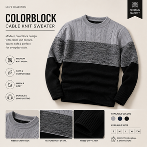 Pull tricoté unisexe personnalisé OEM, col rond, color block, streetwear décontracté, vente en gros sous marque privée - Product Image 5