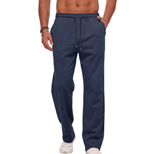 Mens Fleece Lined Sweatpants Warm Winter Joggers Comfortable Elastic Waist Casual Pants For Outdoor And Indoor <b>Trousers</b> - Product Image 6