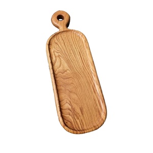 Plat de service et plateau décoratifs écologiques avec poignée, revêtement laqué, compatibles lave-vaisselle, pour snacks et thé - Product Image 1