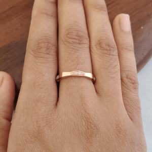 18K Rose Gold Diamond Floral Filigree Wide Band <b>Ring</b> for Women Luxury Wedding Anniversary Party <b>Statement</b> Fine Jewelry Gift - Product Image 3