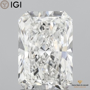 Diamant de laboratoire CVD 1,50 carat avec coupe radiant certifiée IGI, couleur F, clarté VVS1 pour pendentif de joaillerie fine - Product Image 1