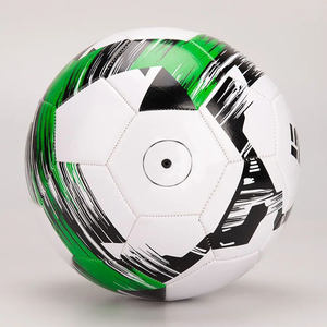 Ballon de football promotionnel personnalisé en gros, pas cher, taille 5, en PVC, pour l'entraînement - Product Image 3