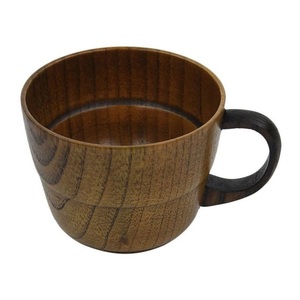 Wooden Coffee Mug Handmade Solid Wood Mug Natural Finish Rustic Design Eco Friendly Drinking Mug for Daily Use - Product Image 2