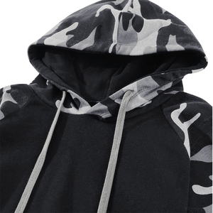 Hot Selling Casual Street Style Girls Cropped Hoodies <b>Camo</b> Design Sleeves Short Length Winter Wear Gym Workout Crop <b>Top</b> Hoodies - Product Image 5
