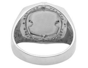 Moissanite Diamond Cross <b>Ring</b> 925 Silver Iced Out <b>Statement</b> <b>Ring</b> Religious Hip Hop Luxury Jewelry Gift for Men Women - Product Image 4