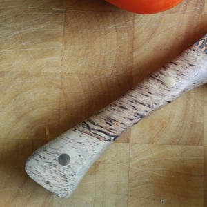 Couteau à Découper en Acier Damas Cuivré Personnalisé, Lame Fixe, Couteau de Chasse, de Camping et d'Extérieur avec Étui en Cuir - Product Image 4