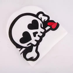 Bonnet en acrylique tricoté personnalisé avec motif de personnage, respirant, imperméable, qualité supérieure, 100 % acrylique, unisexe, pour la plage - Product Image 5