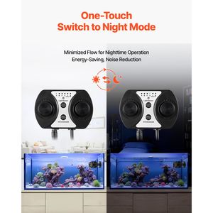 Pompa per Acquario Silenziosa e Potente da 40W, Generatore di Onde DC, Pompa di Circolazione Regolabile per Acquario, Controllore 3963 GPH, Pompe d'Aria - Product Image 4