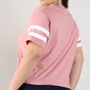 Newly launched Ladies Custom Short Sleeve T-Shirt <b>Plus</b> <b>Size</b> Casual Style 100% Cotton stylish tees low price Bangladesh 2026 - Product Image 4