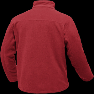 Custom Full Zip up Polar <b>Fleece</b> <b>Jacket</b> Men Winter <b>Thick</b> Warm <b>Fleece</b> Stand Collar Outwear Casual Solid Color <b>Jacket</b> - Product Image 2