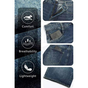 Mejor Precio, Pantalones Cortos Vaqueros Holgados 100% Algodón, Logotipo Personalizado, Casuales, Ecológicos, Transpirables, para Hombre, Nueva Llegada - Product Image 5