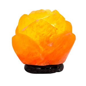 Nueva Lámpara de Sal Rosa del Himalaya Hecha a Mano al por Mayor, Flor de Cristal Natural, Tacto Real, Tamaño Personalizado, para Bodas y Festividades - Product Image 1