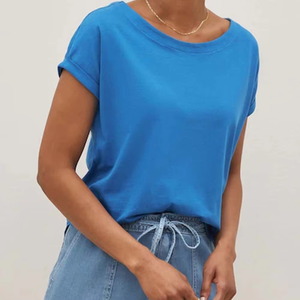 Camiseta de Manga Corta con Botones y Estampado Floral, Tallas Grandes, de Algodón/Fibra de Bambú, para Hombre y Mujer, con Logotipo Personalizado por Transferencia Térmica - Product Image 2