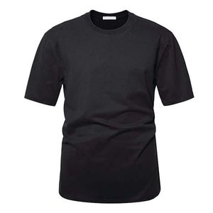 T-shirts pour hommes de couleur noire, en coton et polyester, col rond, vêtements décontractés d'été, t-shirts personnalisés pour hommes, séchage rapide - Product Image 5