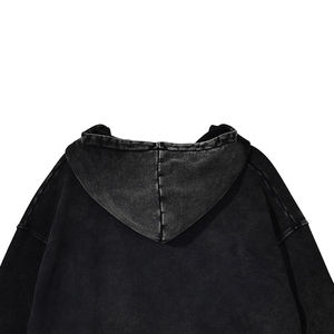 Hoodie personnalisé en coton molletonné 400 g/m² pour les marques de streetwear américaines avec étiquette privée, provenant d'une usine de hoodies. - Product Image 3