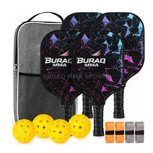 Raqueta de Tenis de Playa Unisex de Carbono Completo, Núcleo de EVA Suave con Bolsa de Transporte de Nailon - Product Image 1