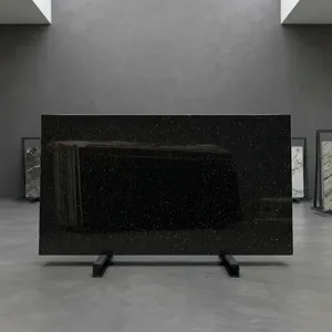 Dalles de granit noir South Galaxy de qualité export, pierre naturelle durable pour comptoirs, escaliers, revêtements muraux et applications commerciales - Product Image 3