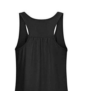 Camiseta sin mangas elástica de punto acanalado para mujer, top transpirable de poliéster para entrenamiento, camisa informal sin mangas de ajuste holgado para mujer - Product Image 6