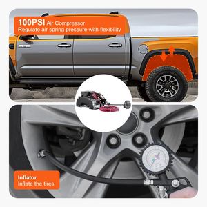 Kit di Controllo Wireless per Sospensioni Pneumatiche 12V 100PSI, Sistema di Regolazione con Telecomando Compatibile con App e Compressore - Product Image 5