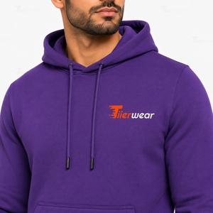 <b>Mens</b> Warm Winter Lightweight 100% Cotton <b>Jogger</b> Pullover Hooded Sweatsuit Fleece Pullover Hoodie <b>Tapered</b> <b>Jogger</b> Pants Two Piece - Product Image 5