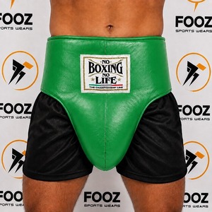 Boxing Training Shorts <b>Pink</b> Black Design with Reinforced Groin Protection for Sparring Fighting Practice and Competition - Product Image 4