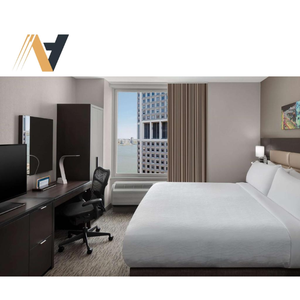 Meubles de chambre d'hôtel de luxe - Meubles de chambre d'hôtel en panneaux MDF avec stratifié HPL Projet Hilton Inn - Usine OEM Vietnam - Product Image 4