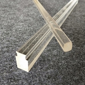 Barra Cuadrada de Acrílico Transparente, Tira Sólida de PMMA, Perfil de Plástico Extruido Decorativo con Servicios de Corte y Estampado - Product Image 4