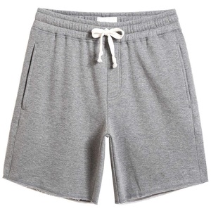 Nouveaux shorts de sport décontractés pour hommes en coton éponge respirant, longueur genou, taille élastique, style hip-hop, collection 2026 - Product Image 6