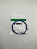 Kabel Patch LAN Ethernet RJ45 SYMCO CAT 6 Kabel Jaringan Tembaga Terlindung Biru untuk Komputer Router