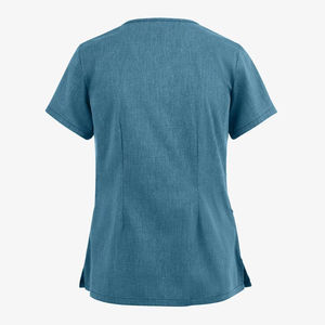 OEM Short Sleeve Summer Clinic Scrub Sets Medical Nursing Uniforms Workwear for Doctors and <b>Nurses</b> Hospital Scrubs Tops Pants - Product Image 3