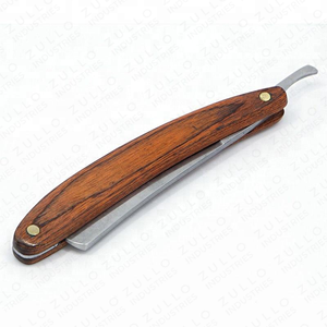 Navaja de Afeitar Recta de Acero Inoxidable de Alta Calidad, Color Negro Antiguo, Plegable, para Barbería, con Logotipo Personalizado OEM para Hombres - Product Image 6
