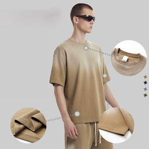 Conjunto de camiseta y pantalones cortos casuales de verano, de algodón transpirable, diseño transpirable, forro polar de poliéster y algodón, alta calidad, hecho en Pakistán. - Product Image 3