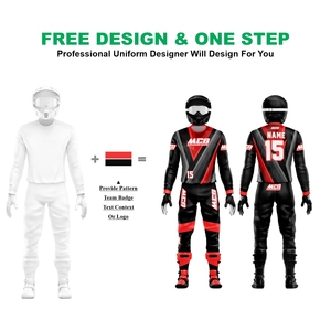 Traje de Motocross para Hombre de Alta Calidad en Tela de Nailon y Poliéster, Nuevo Diseño Vintage con Impresión por Sublimación, Jersey y Pantalón de Carreras MX - Product Image 2