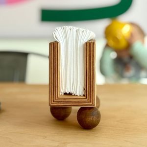 Wooden napkin <b>holder</b> elegant handcrafted dining accessory modern <b>kitchen</b> decor <b>tissue</b> organizer for hotels restaurants homes - Product Image 2