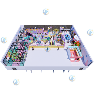 Parque Infantil Interior de Alta Resistencia, Estructura de Juego Suave, Piscina de Pelotas, Tobogán, Muro de Escalada, Alta Capacidad (>500 kg), Tamaño Personalizable, Vinilo - Product Image 2