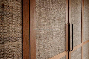 Papier peint décoratif en raphia tissé à la main pour les projets de design d'intérieur de luxe - Product Image 4