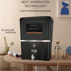 NOVO DIGI Système de purification d'eau noir RO UV UF Cuivre Zinc Technologie Alcaline TDS Purificateur d'eau 100% en plastique de qualité alimentaire - Product Image 3