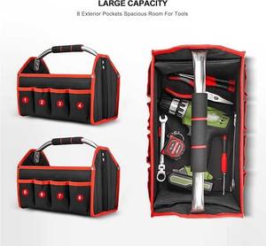 OEM/ODM Vietnam <b>Tool</b> <b>Bag</b> Heavy-duty Spacious Multi-Pockets Ultra-durable <b>Bag</b> Customizable with Zipper Closure 25cm - Product Image 3