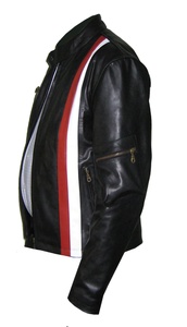 Chaqueta Bomber de Piel de Oveja de Alta Calidad para Hombre, con Cuello Alto, Impermeable, Transpirable, Resistente al Viento y Ecológica, Estilo Urbano - Product Image 2