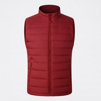 Nouveau gilet matelassé sans manches pour homme, de qualité supérieure, personnalisé, imperméable, respirant, léger, avec fermeture éclair, pour l'hiver