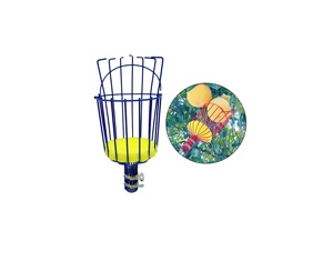 Cesta Recolectora de Frutas Manual de Metal Resistente con Cojín de Espuma |   Herramienta de Cosecha Personalizable OEM para Mango y Manzana, con Montaje en Poste - Product Image 4