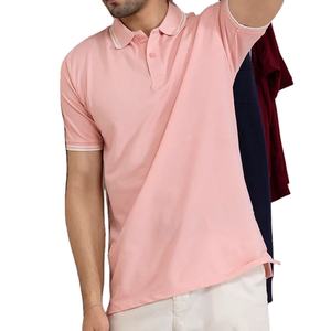 เสื้อโปโลชายสั่งทำพิเศษ ระบายอากาศได้ดี คุณภาพสูง ผ้าฝ้าย 100% เสื้อยืดลำลองสำหรับผู้ชาย บริการสกรีนโลโก้ตามสั่ง บริการ OEM เสื้อโปโลชาย - Product Image 5