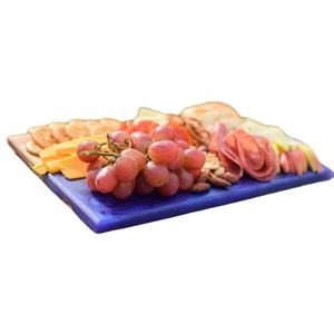 Plateau à fromages en résine Plateau de service à fromage pour charcuterie Produit de vente pour ustensiles de cuisine et restaurants - Product Image 1