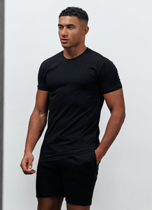 Camiseta de Algodón 100% de 300 g/m², Personalizada con Logotipo, para Hombre, Lisa, Blanca y Negra - Product Image 2