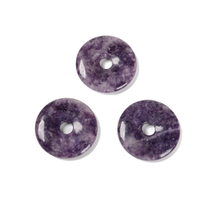 Donuts de Cristal Natural, Piedra de Lepidolita, Gema de Cristal, Piedra de Reiki, Donuts de Ágata para Sanación, Venta al por Mayor - Product Image 5