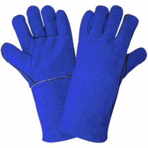 Gants de sécurité en cuir de vachette pleine fleur de qualité supérieure, durables, haute performance, ignifuges, durabilité accrue, excellents - Product Image 4