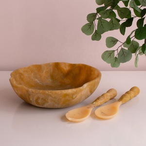 Juego de Servidores de Ensalada de Resina Rosa, Ecológicos, Aptos para Lavavajillas, Utensilios Manuales para Ensalada - Product Image 4