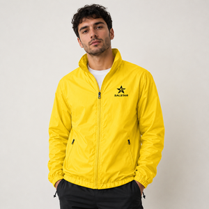 Custom High Quality Men’s Sports Track <b>Jacket</b> Full Zip Windbreaker Training <b>Yellow</b> <b>Jacket</b> Polyester Athletic Teamwear <b>Jacket</b> - Product Image 4